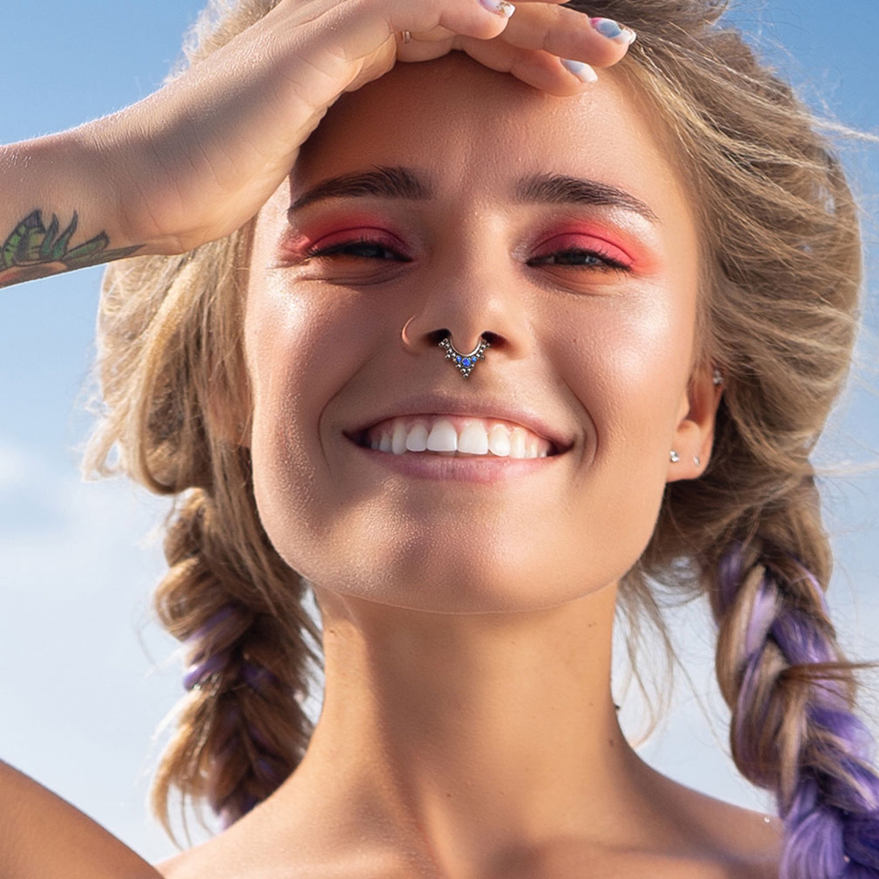 Piercing Oreille ou Nez VALENTINA en Titane