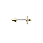 Piercing Téton VELDA en Acier et  Cristal