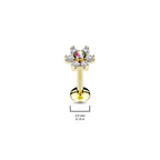 Set de 3 Piercings Oreille CRUNK en Acier Chirurgical