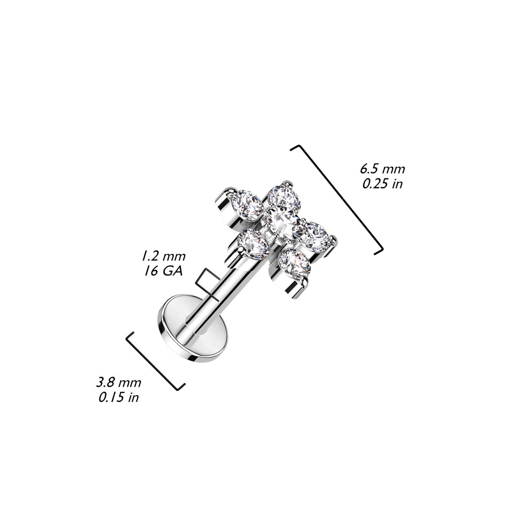 Set de 3 Piercings Oreille EARMUFFS en Acier Chirurgical