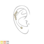 Set de 3 Piercings Oreille EARMUFFS en Acier Chirurgical