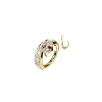 Piercing Oreille ou Nez VIRIDIA en Acier et Zirconium