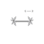 Piercing Téton VAYLA en Acier et Zirconium
