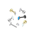 Piercing Labret WEONA en Titane et Zirconium
