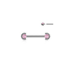 Piercing Téton WILLA en Titane et Zirconium