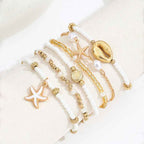 Set de 6 Bracelets WHITE CORAL