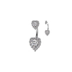 Piercing Nombril YAFA en Acier et Zirconium
