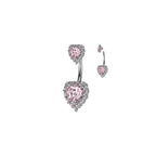 Piercing Nombril YAFA en Acier et Zirconium