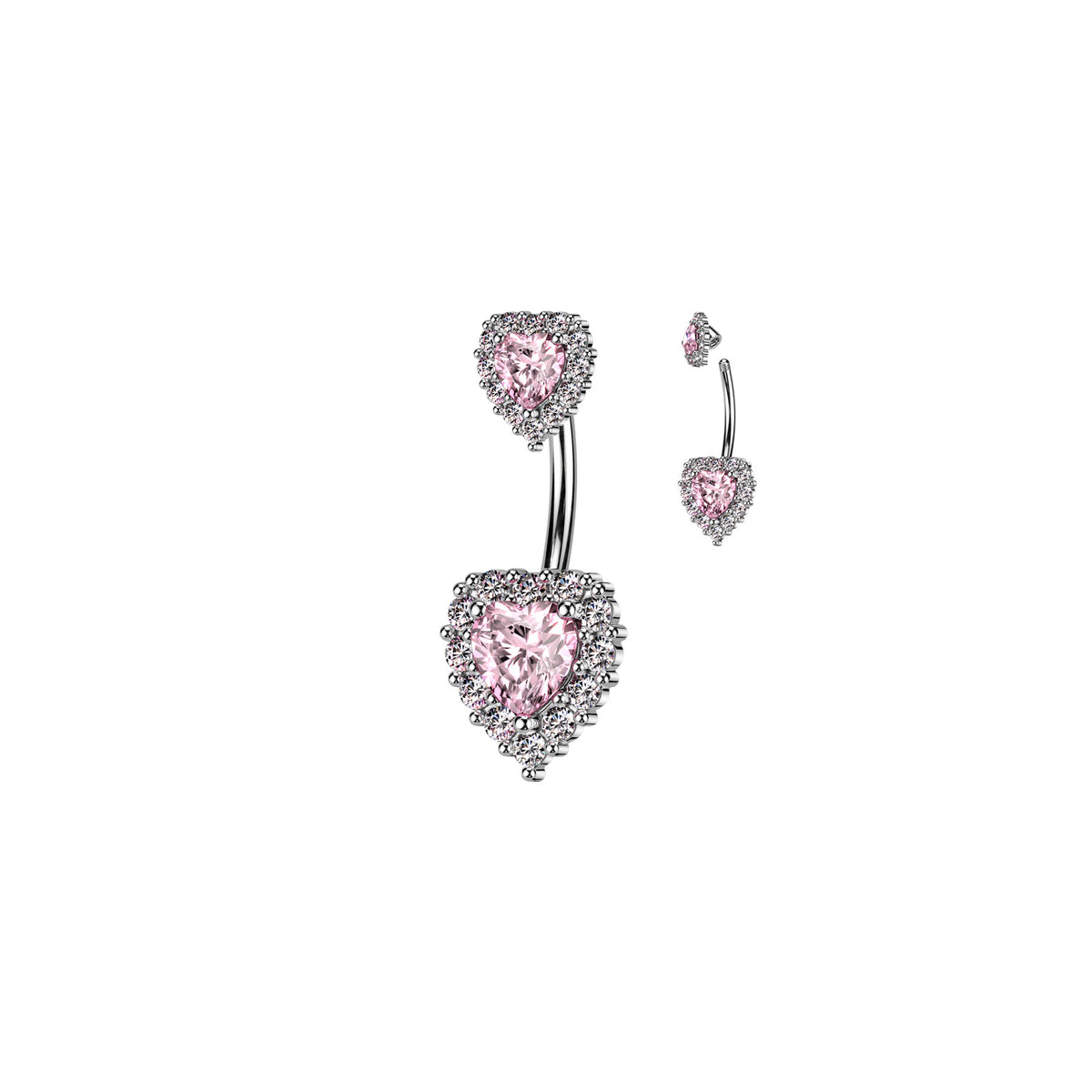 Piercing Nombril YAFA en Acier et Zirconium