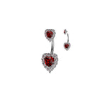 Piercing Nombril YAFA en Acier et Zirconium