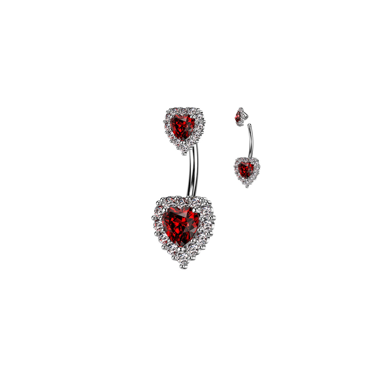 Piercing Nombril YAFA en Acier et Zirconium