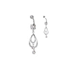Piercing Nombril YOELA avec Pendentifs et Mutiples Zircons