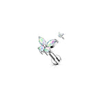 Piercing Labret ZELDA en Acier et Zirconium