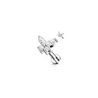 Piercing Labret ZELDA en Acier et Zirconium