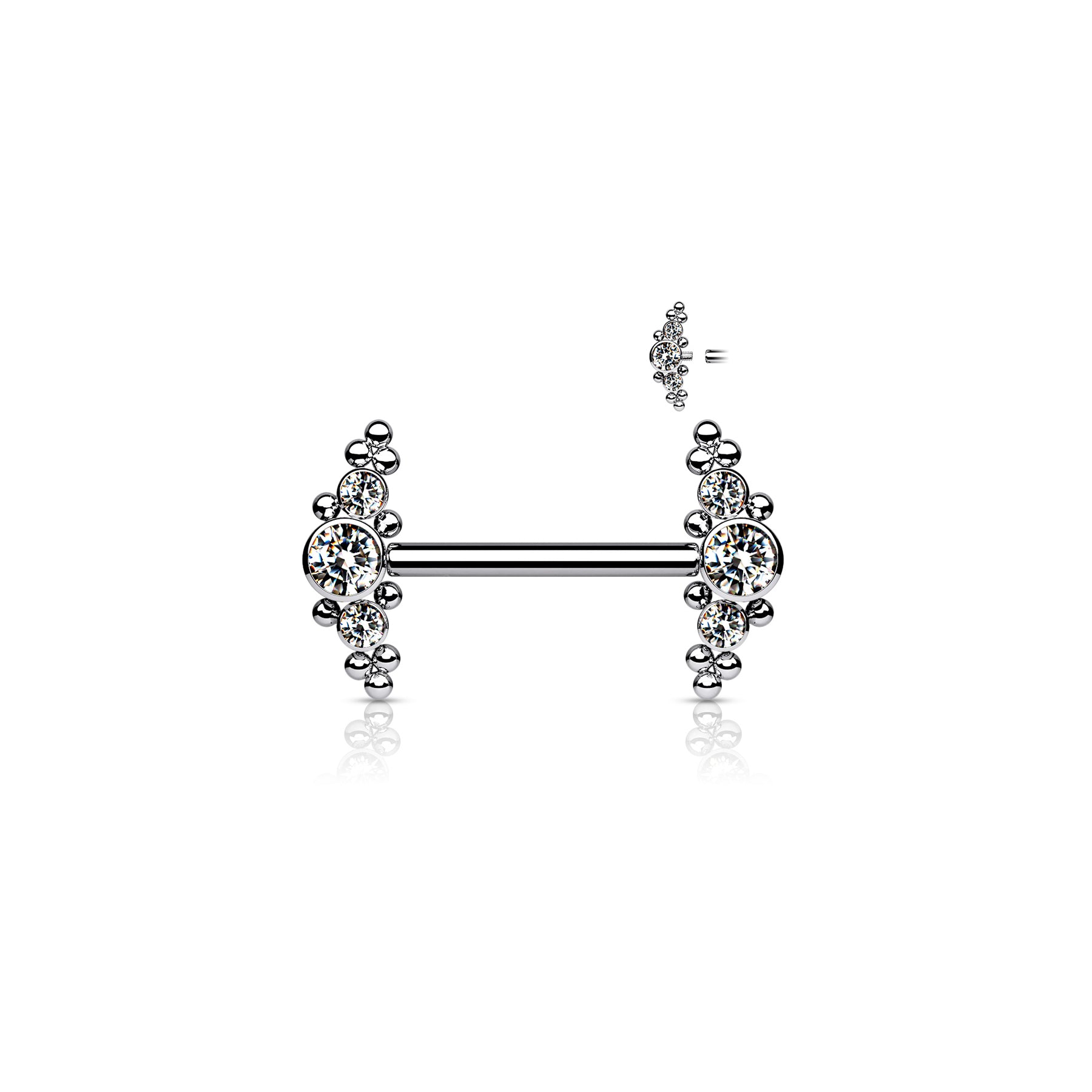 Piercing Téton ZENDAYA en Titane et Zirconium