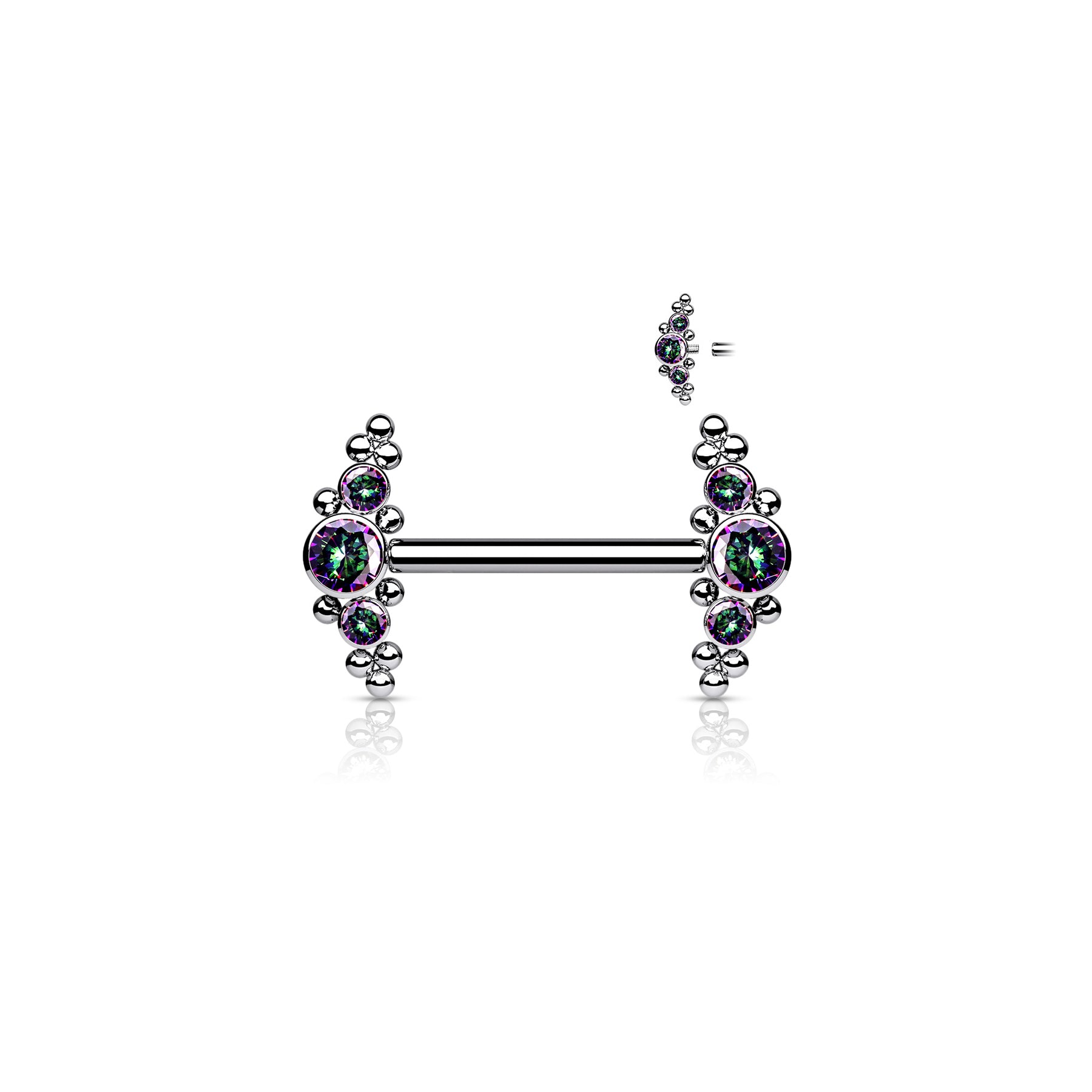 Piercing Téton ZENDAYA en Titane et Zirconium
