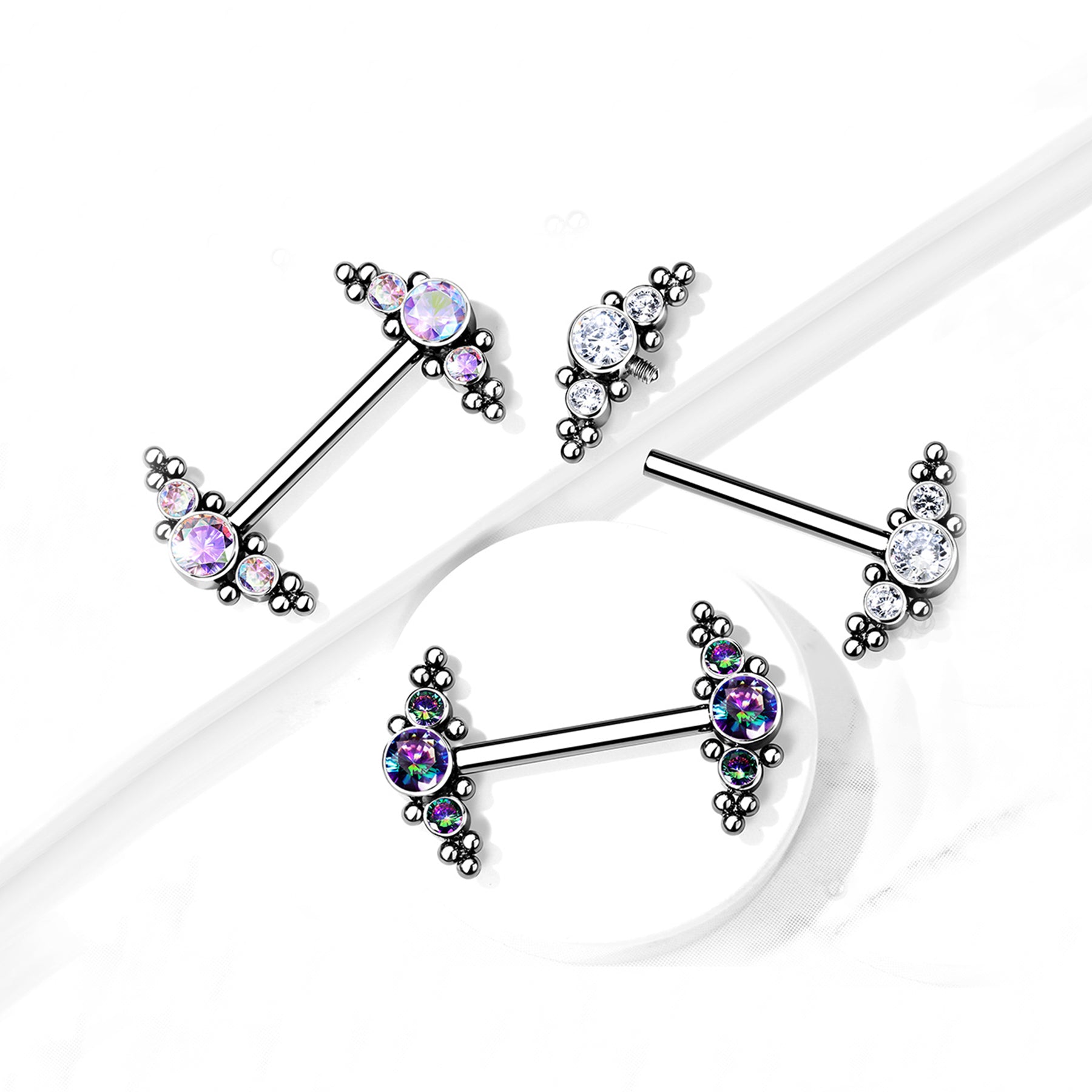 Piercing Téton ZENDAYA en Titane et Zirconium