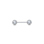 Piercing Téton ZEOLA en Acier et Zirconium