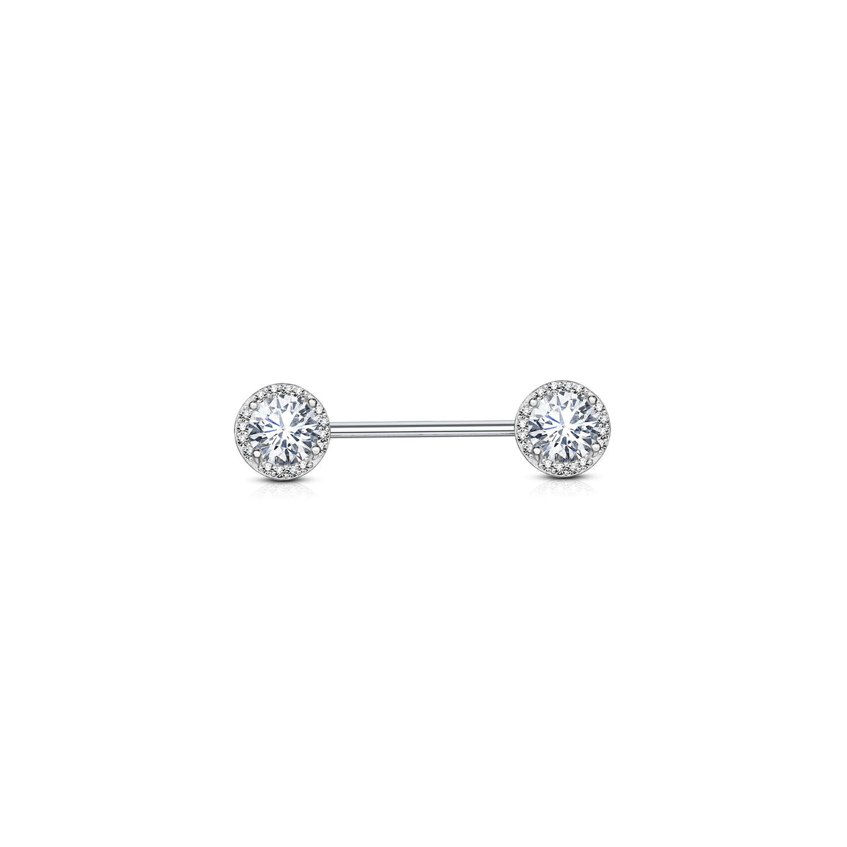 Piercing Téton ZEOLA en Acier et Zirconium