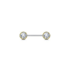 Piercing Téton ZEOLA en Acier et Zirconium