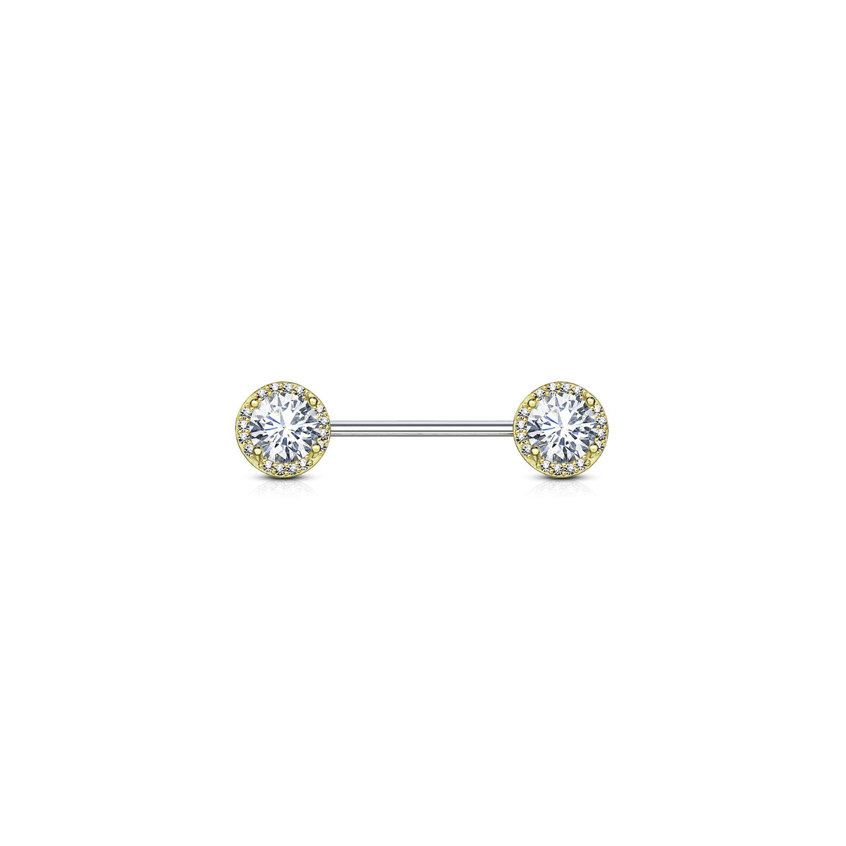 Piercing Téton ZEOLA en Acier et Zirconium