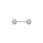 Piercing Téton ZEOLA en Acier et Zirconium