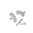 Piercing Labret ZHIYA en Titane et Zirconium