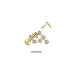 Piercing Labret ZODIAC en Acier et Zirconium