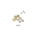 Piercing Labret ZODIAC en Acier et Zirconium