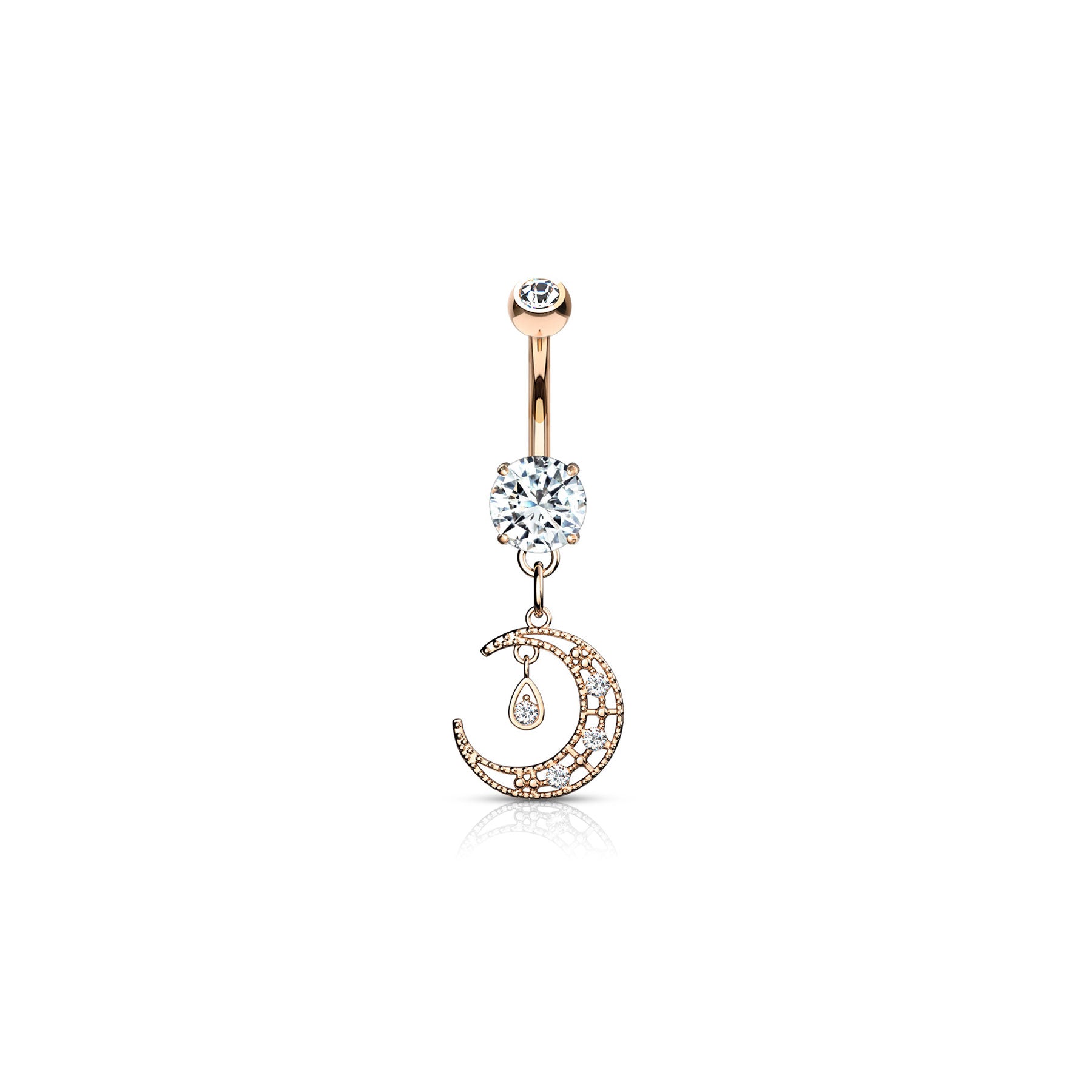Piercing Nombril ESMERALDA en Acier et Zirconium