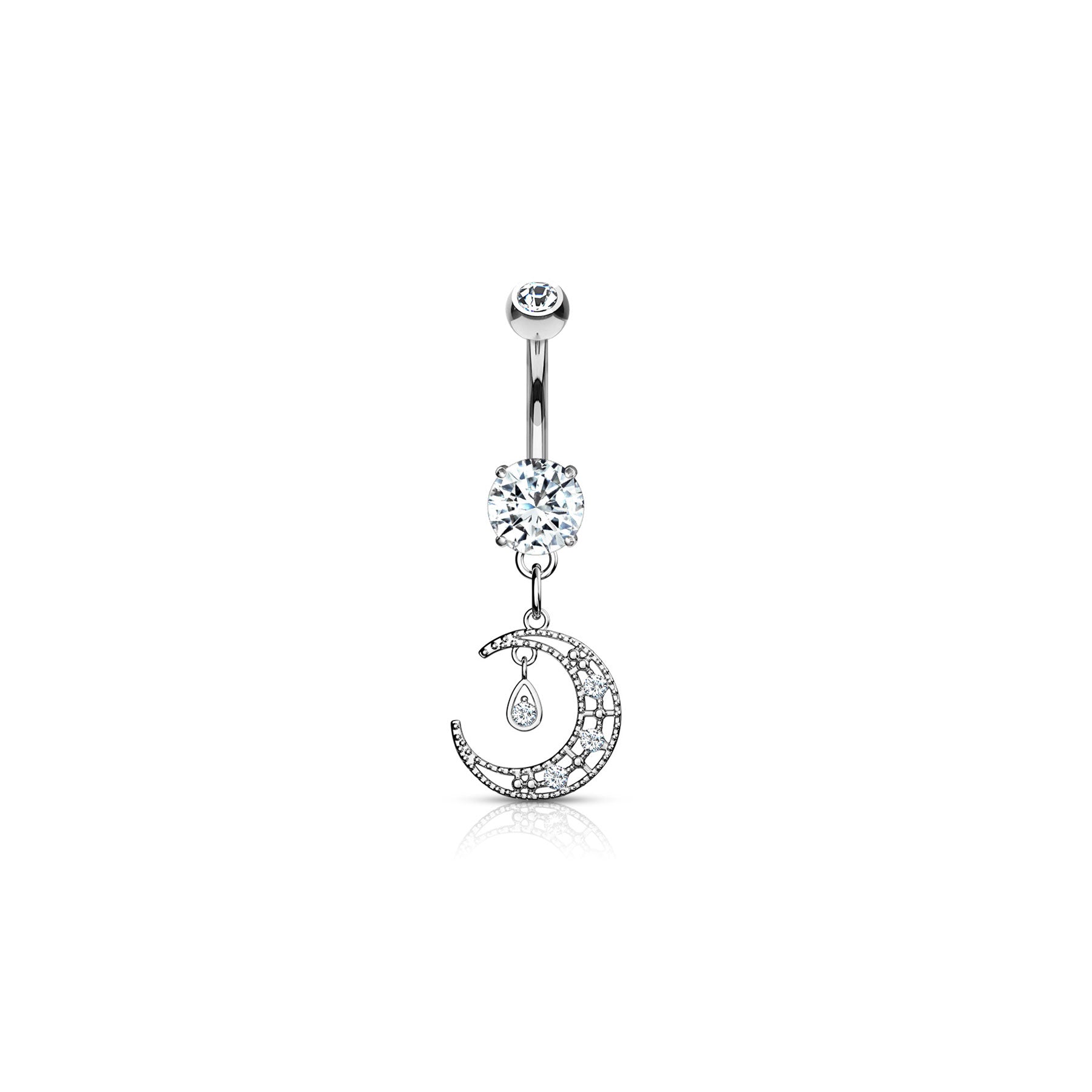 Piercing Nombril ESMERALDA en Acier et Zirconium