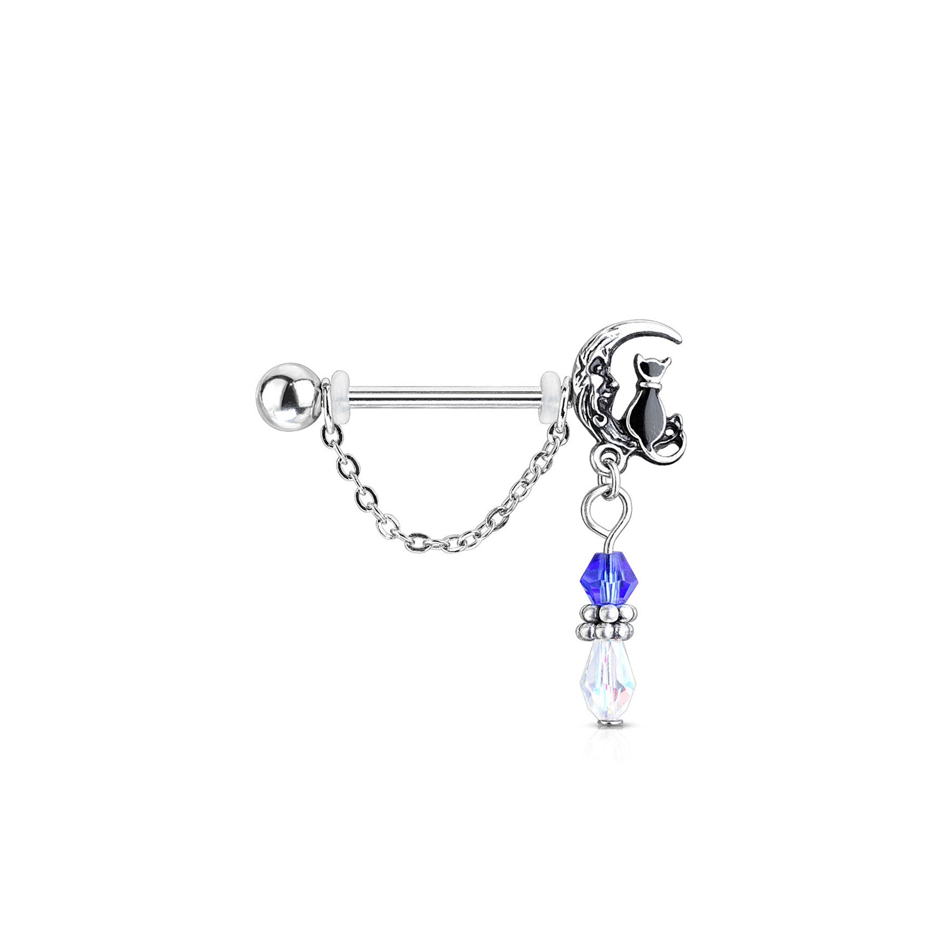 Paire de Piercing Téton SADIGA en Acier