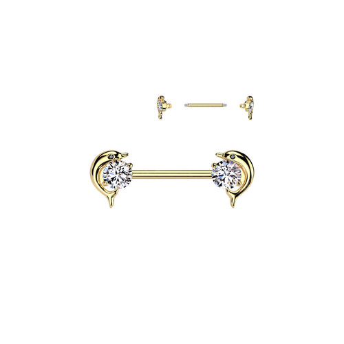 Piercign Téton CELENA en Acier et Zirconium