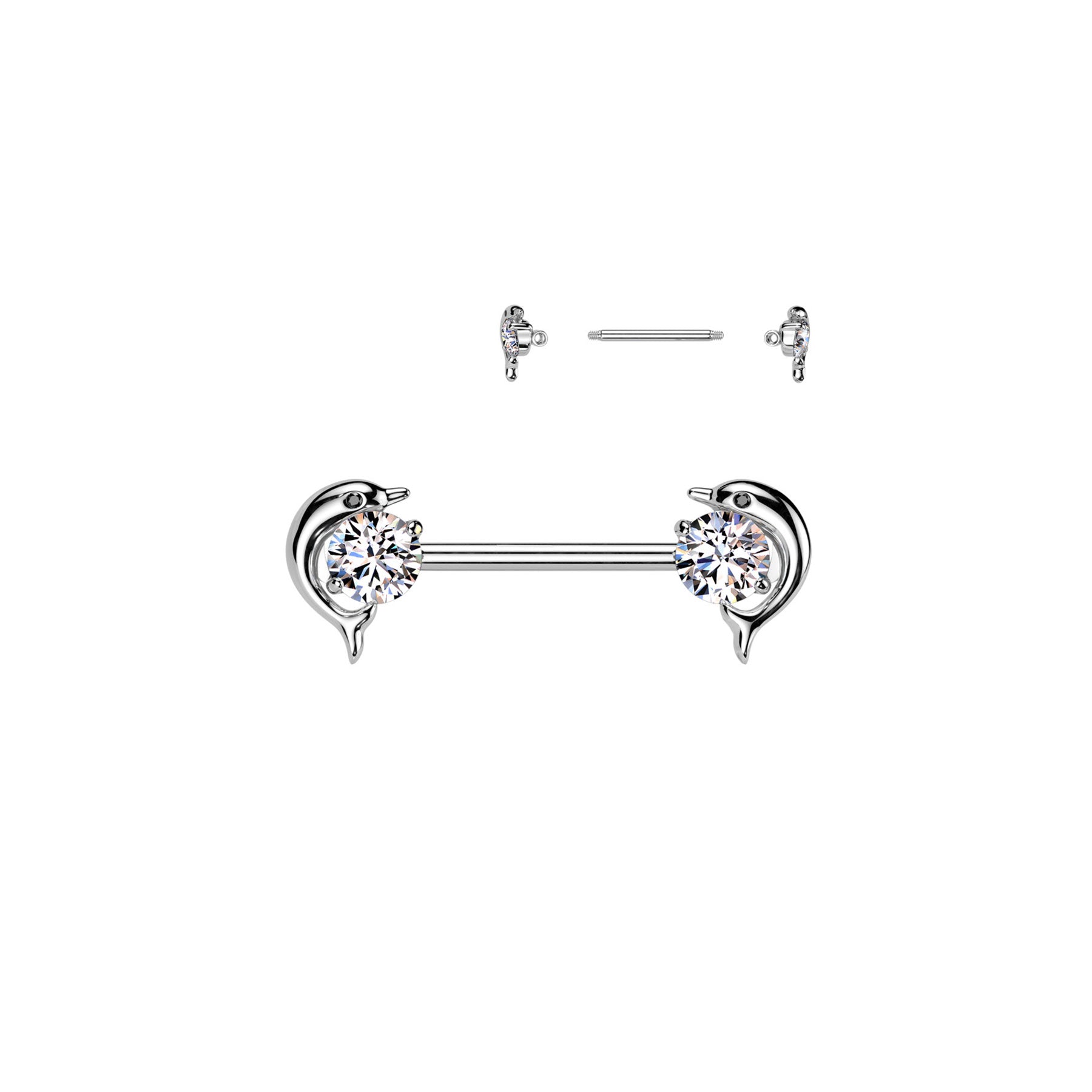 Piercign Téton CELENA en Acier et Zirconium