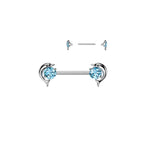 Piercign Téton CELENA en Acier et Zirconium