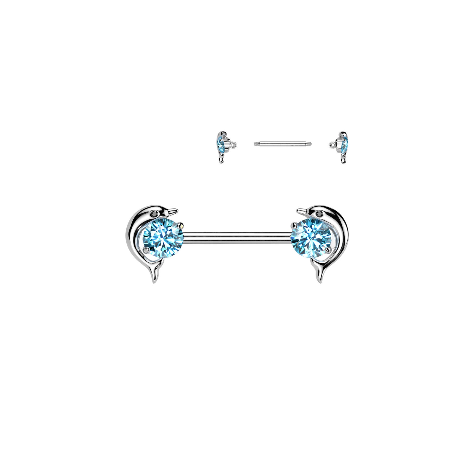 Piercign Téton CELENA en Acier et Zirconium