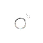 Piercing Anneau AMAKA en Titane et Zirconium