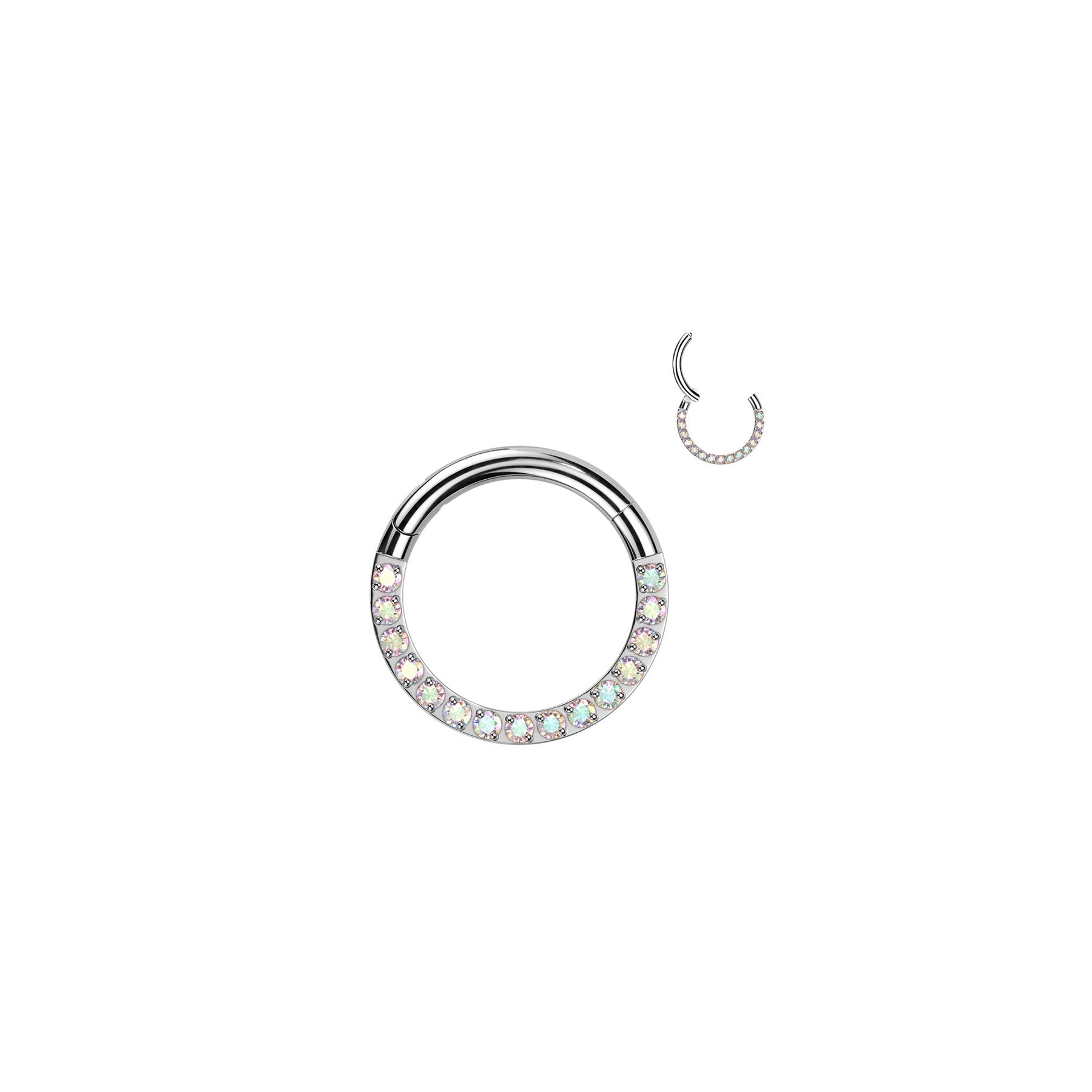 Piercing Anneau AMAKA en Titane et Zirconium