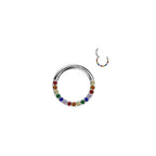 Piercing Anneau AMAKA en Titane et Zirconium