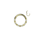 Piercing Anneau BAKTA en Acier et Zirconium