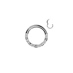 Piercing Anneau BAKTA en Acier et Zirconium