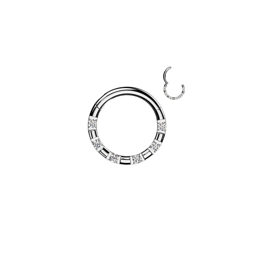 Piercing Anneau BAKTA en Acier et Zirconium