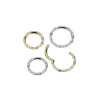 Piercing Anneau BAKTA en Acier et Zirconium