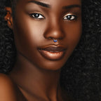 Piercing Anneau DAELA en Titane et Opale