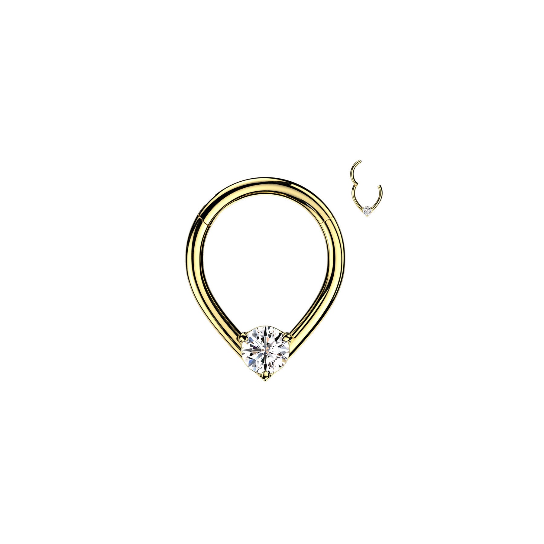 Piercing Anneau ICIA en Acier et Zirconium
