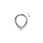 Piercing Anneau ICIA en Acier et Zirconium
