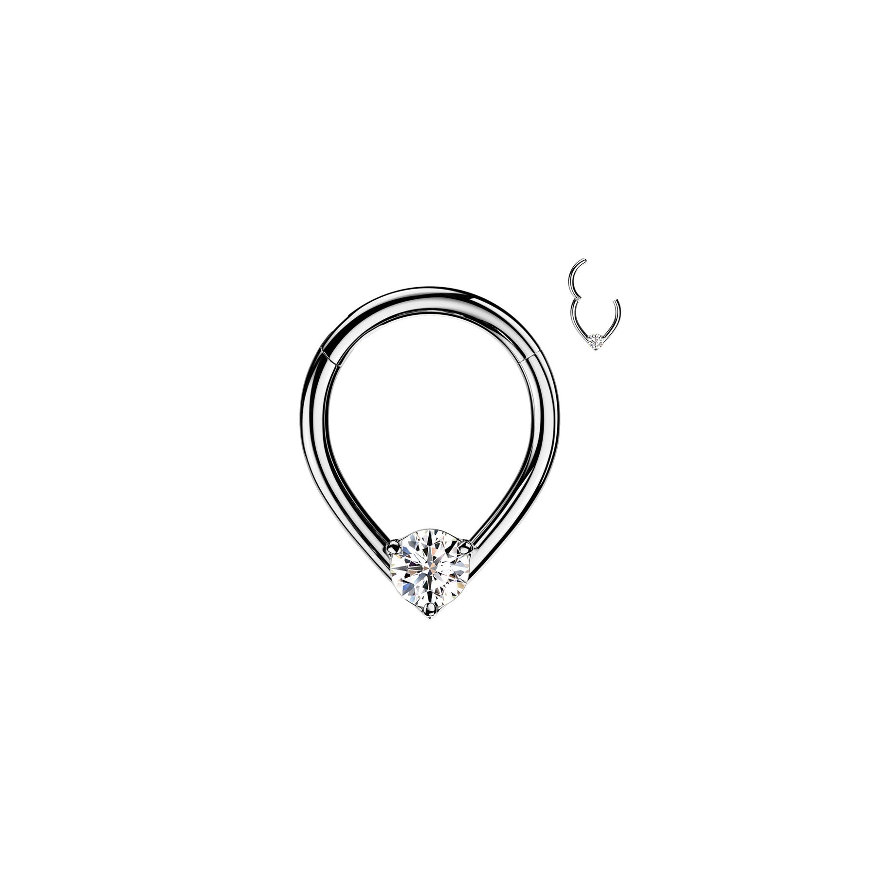 Piercing Anneau ICIA en Acier et Zirconium