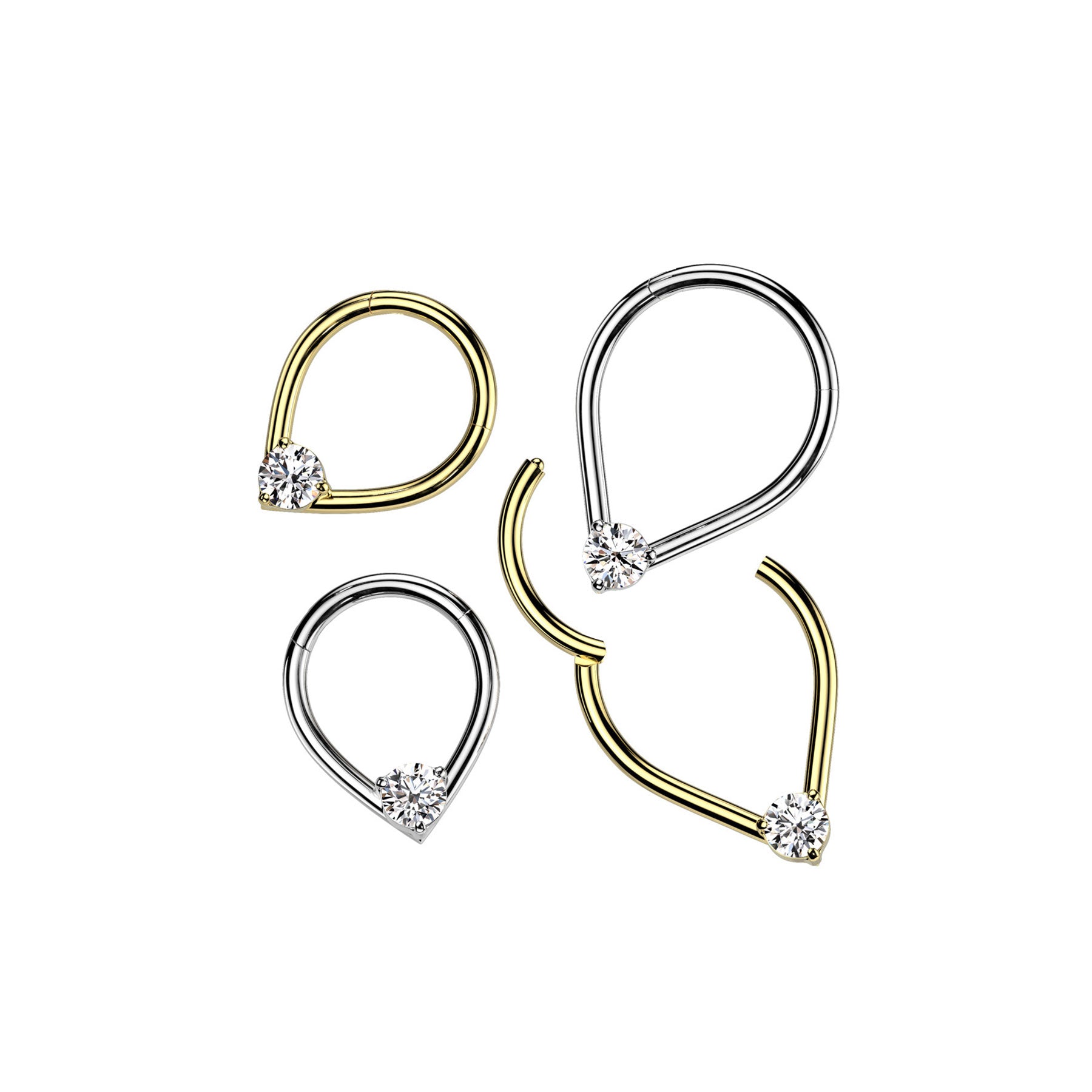 Piercing Anneau ICIA en Acier et Zirconium