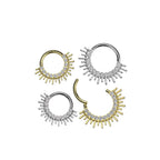 Piercing Anneau MOONA en Titane et Zirconium