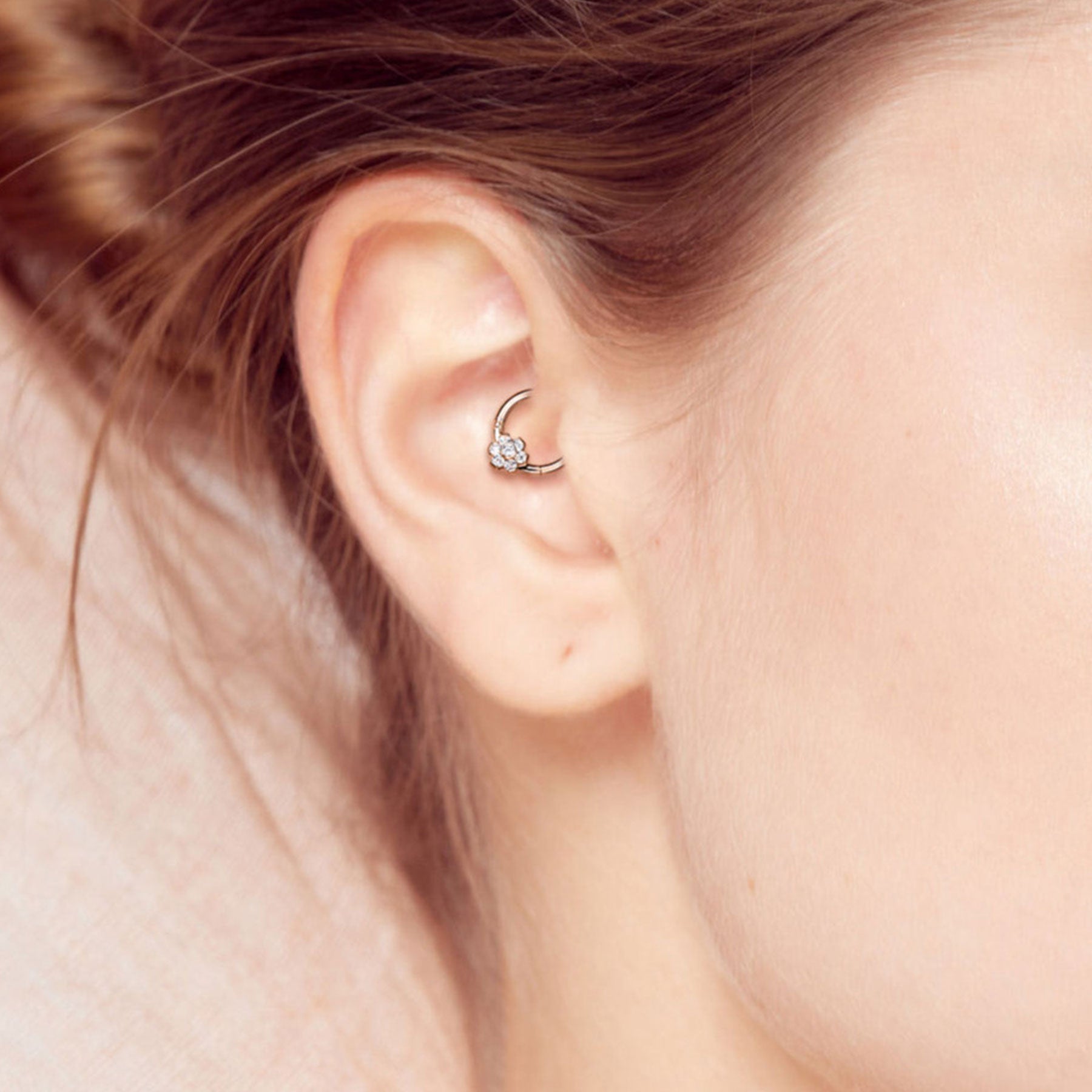 Piercing Anneau SAWDA en Titane et Zirconium